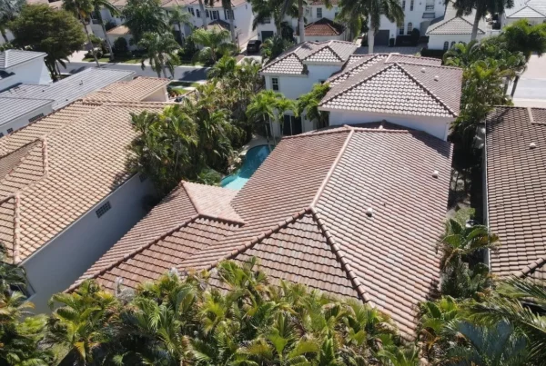 houses with tile roof