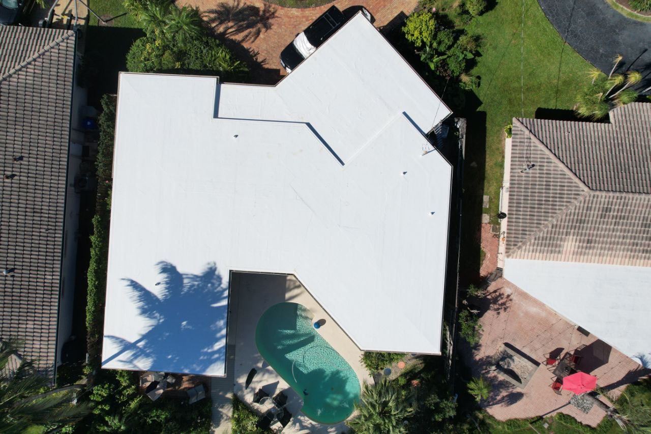 flat roof in Pompano Beach